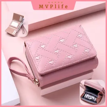 Fashion Wallets Zipper Coin Purse Lady Long Short Purses Handbags Women  Clutch Cards Holder PU Leather Moneybag Billfold Wallet