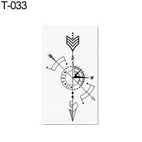 AWEI1 Trigram สัตว์รอยสักปลอมชั่วคราวสติกเกอร์แฟชั่นรูปลอกศิลปะถอดออกได้