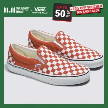 Chequerboard vans hot sale