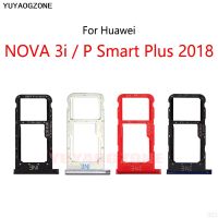 ช่องเสียบซิมเครื่องอ่านการ์ดซิมช่องเสียบบัตรที่ใส่ถาดเหมาะสำหรับ Huawei Nova 3I /P Smart + /P Smart Plus 2018