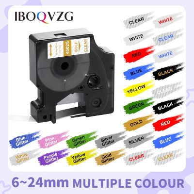 ℗✑ IBOQVZG 45013 Compatible for Dymo D1 12mm Tape 45010 45013 45016 45017 45018 ribbon for Dymo label manager LM160 280 Label Maker