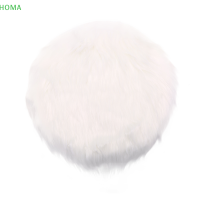 ?【Lowest price】HOMA สีทึบอบอุ่นขนสัตว์รอบเบาะอุจจาระ Pad หนาเบาะเก้าอี้รับประทานอาหาร