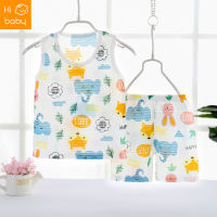 Childrens summer vest set  breathable home clothes  boys pajamas  quick-drying girls short-sleeved air-conditioning clothes  childrens clothing