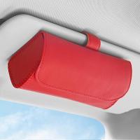 Car  Glasses  Case Hanging Sun Visor Sunglasses Holder Bill Card Storage Automotive Interior Accessories Eyewear case