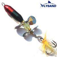 FLYSAND หมุน Spinner Sequins Fishing Lure 10g/7 ซม.Wobbler เหยื่อ Feather Fishing Tackle สำหรับปลาเทราท์เบส perch Pike-Cailine