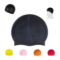 Swimming Cap Silicone Women Men Waterproof Adult Sports High Elastic Ear Protection Swim Pool Hat Swim Caps