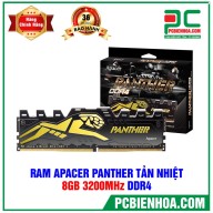 Ram Apacer Panther 8GB bus 3200 MHZ DDR4 tản nhiệt chính hãng mới 100% bảo hành 36 tháng thumbnail