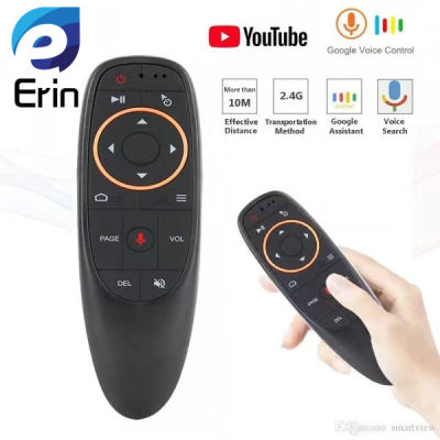 G10s (Gyroscope) Voice Remote Control 2.4G Wireless Gyroscope Air FLY Mouse MIC IR Learning for Android tv box