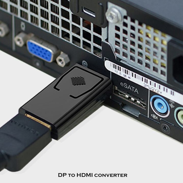 จอคอมพิวเตอร์4k-dp-เป็นหัวแปลงสัญญาณ-hdmi-สำหรับ-pc-ตัวแปลงสัญญาณโทรทัศน์พอร์ตจอแสดงผลตัวผู้-dp-เป็นตัวเมียอะแดปเตอร์อุปกรณ์กล้อง-gopro-วิดีโอเสียง1080p