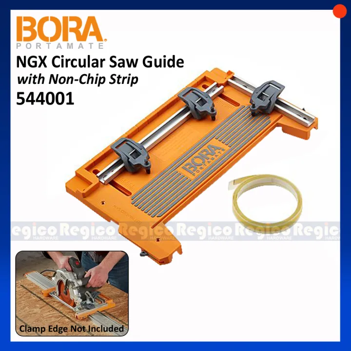 BORA NGX Circular Saw Plate Saw Sled Saw Guide with Non-Chip Strip for Bora  Clamp Edge Guide Rail 544001 Regico Hardware (SAW PLATE ONLY) Lazada PH