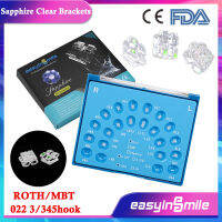 Easyinsmile วัสดุทันตกรรมคุณภาพสูงสำหรับ Sapphire Clear Orhto cket Mini ces Monocrystalline Rothmbt 345 022