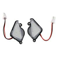 2X 6500K White Led Under Side Mirror Light Puddle Lamp For Mk3 5E 2012-2017 Superb 2 3