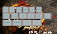 (Hulux electron) 16Keys/Set Supplemental Key Caps PBT Original Cherry Profile Keycap สำหรับ MAC