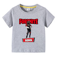 Fortnites เด็กฤดูร้อนผ้าฝ้าย100% ท็อปส์เด็กเสื้อยืดแขนสั้นด้วยแสงชายหญิง Lesure Lesure