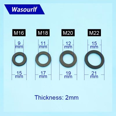 【hot】 Wasourlf 10PCS M16 M18 M20 M22 Male Thread Female Aerator Gasket Rubber Hermetic Thickness 2mm Accessory