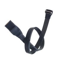 USB 2.0 USB C Band Kabel Datar Naik Turun Miring USB 2.0 Tipe-c Kabel Data Pengisian Cepat Kabel Perpanjangan Pria/Wanita untuk PC TV USB