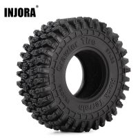 INJORA 57*22มม. นุ่มพิเศษเหนียว1.0ล้อยางสำหรับ1/18 1/24ตีนตะขาบ RC รถ TRX4M แกน SCX24 AX24อัพเกรด (T1016)