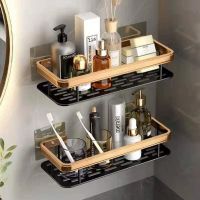 【HOT】☽○  Shelf Wall Mounted Shampoo Holder Rack New Shower Tools Multi-function Organizer