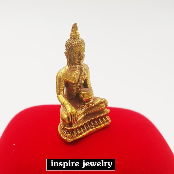 inspire-jewelry-พระพุทธรูปหล่อทองเหลือง-สูง-3cm