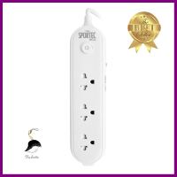 รางปลั๊กไฟ 3 ช่อง 1 สวิตซ์ VOX EC01-1301 3 เมตร สีขาวPOWER STRIP VOX EC01-1301 3-OUTLET 1-SWITCH 3M WHITE **สามารถออกใบกำกับภาษีได้ค่ะ**