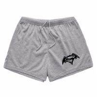 2022 Boardshorts Male Casual Fitness Bat man Savage Print Sportswear Jogger Bodybuilding Shorts Gym Breathable Loose Short Pants