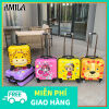 Amila vali kéo trẻ em vali hoạt hình 18 inch vali bánh xe thông dụng 20 - ảnh sản phẩm 1