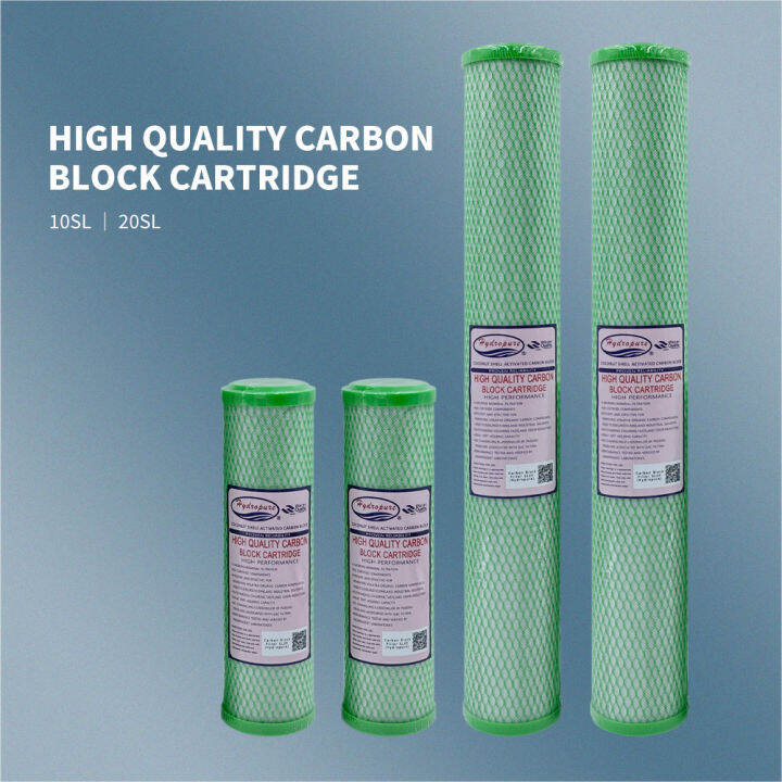 Hydropure Carbon Block Filter CTO (Clorine, Taste and Odor Filter)10SL