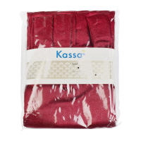 ม่านหูกระเช้า ประตู KASSA HOME รุ่น Marni ขนาด 140 x 220 ซม. สีแดง -- EU 26 --