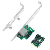 PCI-Express Gigabit Ethernet Adapter M2 NGFF Network Card M.2 (KYE-M/B) to RJ45 Interface 1000M Wired Network Card