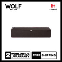 กล่องหมุน กล่องนาฬิกา WOLF1834 รุ่น WM brown 5 piece watch box