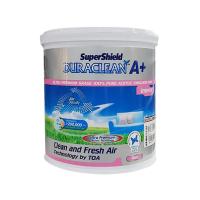 สีน้ำทาภายใน TOA SUPERSHIELD DURACLEAN A+ Base A ด้าน 1 แกลลอน ราคาถูก