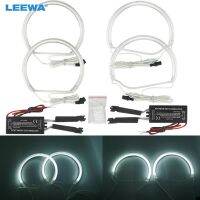 -- LEEWA ชุด2X134MM 2X131MM รถ CCFL ชุดไฟไฟหน้าฮาโลตาเทวดาสำหรับ BMW Z3 Series 98-02 M Coup/roadster DRL สีขาว DRL # CA4509