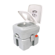 Ultimatecare ส้วมเคลื่อนที่ สุขาเคลื่อนที่ ส้วมพกพา สุขภัณฑ์เคลื่อนที่ มีมาตรวัด สุขาพกพา ชักโครกเคลื่อนที่ ชักโครกพกพา (สีเทา) Portable toilet