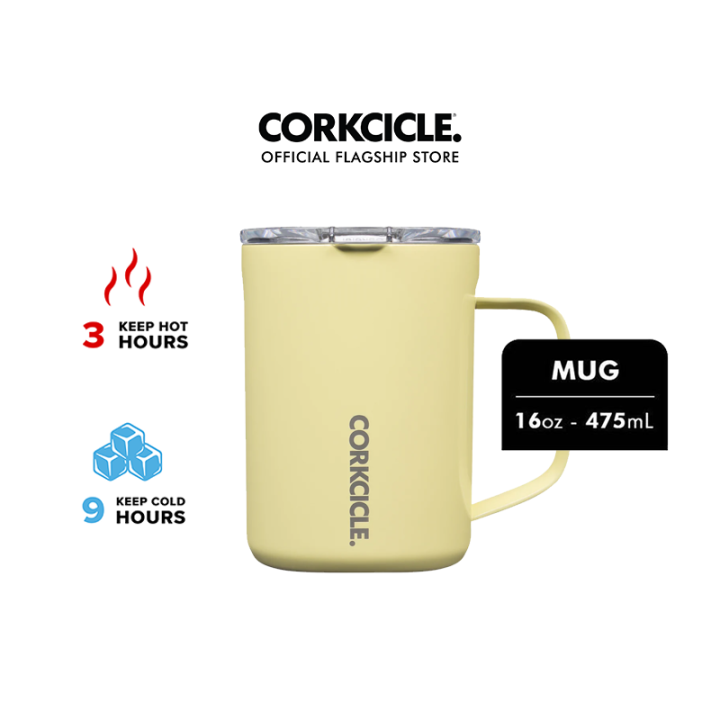 16 oz. Gloss Buttercream Corkcicle Coffee Mug