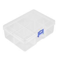 6 Removable Plastic Storage Box Jewelry/Earring/Tools Container Organizer