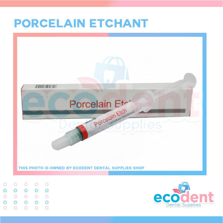 Ecodent Dental Supplies - Porcelain Etch (Hydrofluoric Acid Etchant ...