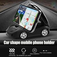 Creative Car Phone Holder 360 Degree Rotating Car Shape Decoration Stable Holder ornament Clip Mobile Car Model Car Phone G0N2