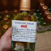 tinh dầu tràm Huế 100ml chai dẹt nguyên chất