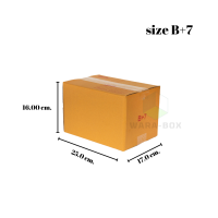 กล่องไปรษณีย์ กล่องพัสดุ Size B+7 ขนาด 17x25x16 cm.