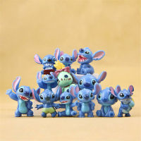 ของเล่นฟิกเกอร์ Disney Lilo &amp; Stitch ขนาด 3 . 5 ซม . 12 ชิ้น