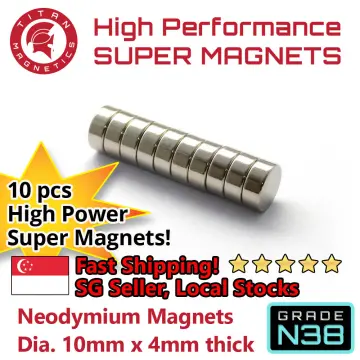 Disc Neodymium Magnets N35 6mm dia x 2mm 20pcs/pack