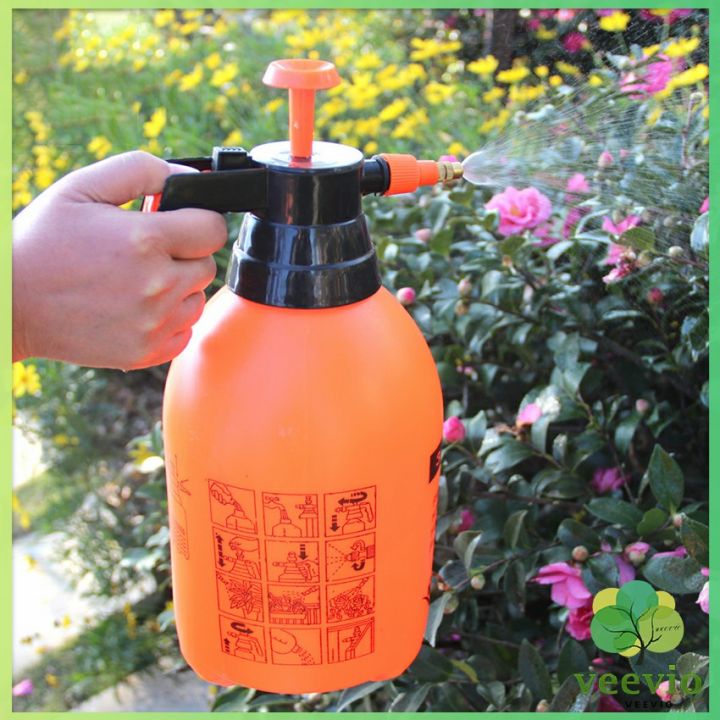 กระป๋องฉีด-ขวดสเปรย์รดน้ำ-2l-ถังพ่นปุ๋ย-กระบอกฉีดน้ำแรงดัน-watering-spray-bottle-สปอตสินค้า-veevio