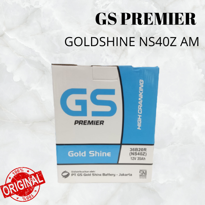 Aki Mobil Xenia, Terios, Grand Max, Luxio Goldshine NS40Z Aki Basah