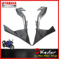 คอนโซล(อกไก่) R3 ปี15-18 ลายเคฟล่า D-Kevlar Duke Shop  คอนโซล YAMAHA R3 อะไหล่แท้เบิกศูนย์ เคฟล่าร์ อะไหล่แต่ง R3  เคฟล่าร์r3 ของแต่งR3 R3แต่ง