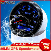 HD กันน้ำ160MPH 85มิลลิเมตร GPS S Peedometer สำหรับสโนว์โมบิลรถจักรยานยนต์เรือรถ A U รวมระยะทาง12โวลต์24โวลต์7สี