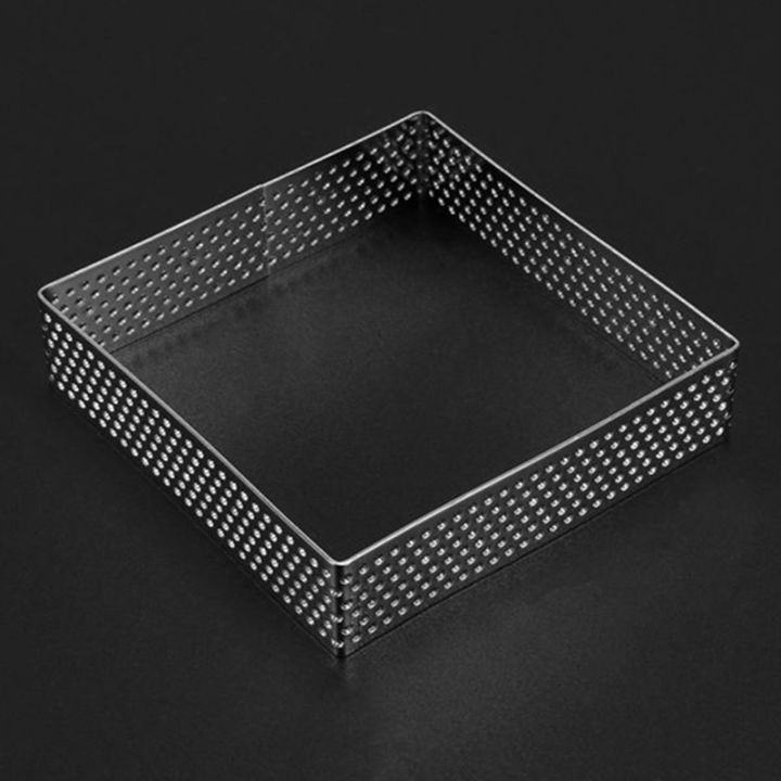 perforated-tart-ring-stainless-steel-tartlet-molds-square-shape-mould-cake-circle-french-pastry-baking-tool-15-pack