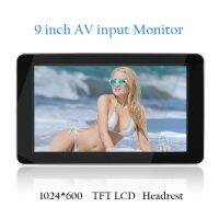 【hot】 9 inch TFT Color Headrest Monitors 1024x600 input Radio for Rearview Car Audio MP5
