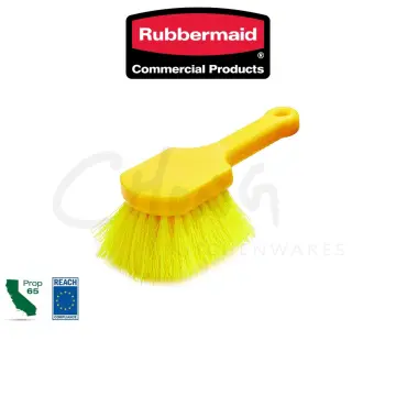 Rubbermaid Commercial Synthetic-Fill Tile & Grout Brush Yellow