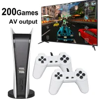 Mini Video Game Console TV Game Station 5 Built In 200 Games Retro Handheld Game Player AV Output Family Console Dual Gamepad
