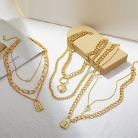 【YP】 Cross-border selling Europe and the necklace hot style pendant collarbone cold chain with love women wholesale ins of